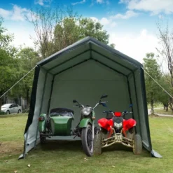 Costway 10'x10' Patio Tent Carport Storage Shelter Shed Car Canopy Heavy Duty Green -Coleman Camp Shop GUEST 6334356d a812 4cff 81e2 0a63562e4544
