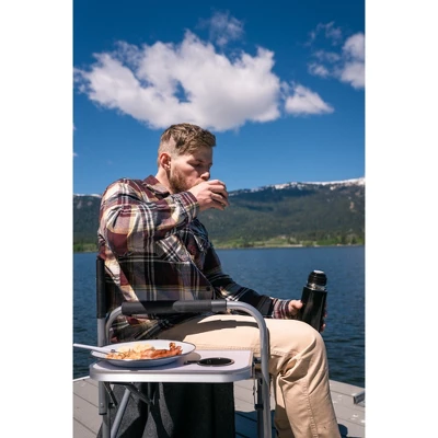 Stansport Folding Director's Chair With Side Table 11 Stansport Folding Director's Chair With Side Table - Image 9