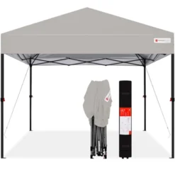 Best Choice Products 10x10ft Easy Setup Pop Up Canopy Instant Portable Tent W/ 1-Button Push, Carry Case -Coleman Camp Shop GUEST 6427cbca fc98 48bc 97f3 a0202b330544