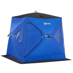 Outsunny 2 Person Insulated Ice Fishing Shelter Pop-Up Portable Ice Fishing Tent With Carry Bag And Anchors For -22℉ -Coleman Camp Shop GUEST 654b06eb 4cde 4178 af9c 14cad7267d4a
