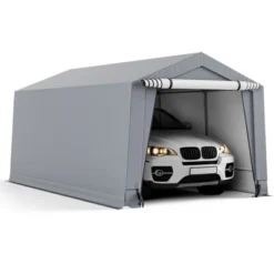 Costway 10' X 16'10.2' X 20.4' Heavy-Duty Carport Car Canopy Shelter Outdoor Portable Garage Door -Coleman Camp Shop GUEST 656ca8b7 a98f 4bbf 8ef8 9fff7dc52789