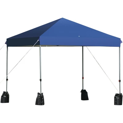 Costway 8x8 FT Pop Up Canopy Tent Shelter Wheeled Carry Bag 4 Canopy Sand Bag 11 Costway 8x8 FT Pop Up Canopy Tent Shelter Wheeled Carry Bag 4 Canopy Sand Bag - Image 9