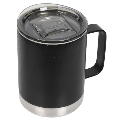 FIFTY/FIFTY 12oz Stainless Steel With PP Lid Mug Black 3 FIFTY/FIFTY 12oz Stainless Steel With PP Lid Mug Black
