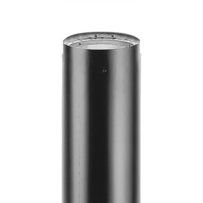 DuraVent DVL 6DVL-68TA 6 Inch Double Wall Steel Telescoping Chimney Wood Burning Stove Pipe Connector To Vent Smoke Or Exhaust, Black 3 DuraVent DVL 6DVL-68TA 6 Inch Double Wall Steel Telescoping Chimney Wood Burning Stove Pipe Connector To Vent Smoke Or Exhaust, Black
