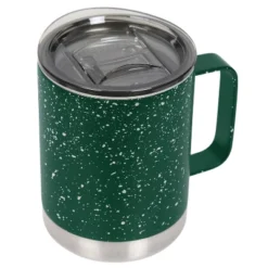 FIFTY/FIFTY 12oz Speckle Mug Forest Green/White