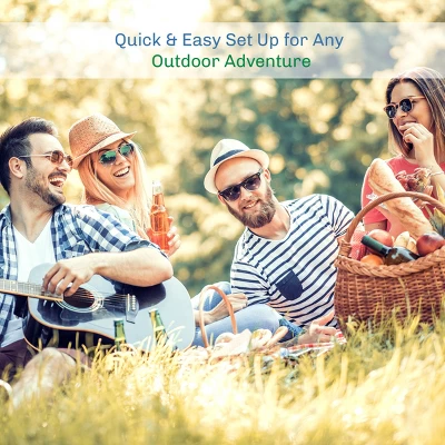 Leisure Sports Pop-Up Beach Tent With UV Protection, Mesh Windows, And Carry Bag - Turquoise 6 Leisure Sports Pop-Up Beach Tent With UV Protection, Mesh Windows, And Carry Bag - Turquoise - Image 4