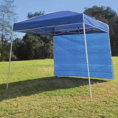 Z-Shade 10 By 10 Foot Instant Pop Up Shade Canopy Tent With 10 Foot Angled Leg Canopy Tent Taffeta Attachment For Beaches, Backyards, Or Events, Blue 6 Z-Shade 10 By 10 Foot Instant Pop Up Shade Canopy Tent With 10 Foot Angled Leg Canopy Tent Taffeta Attachment For Beaches, Backyards, Or Events, Blue - Image 4