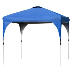Tangkula Pop-up Canopy Tent 10’ X 10’ Height Adjustable Commercial Instant Canopy W/ Portable Roller Bag Blue/ White/ Grey 23 Tangkula Pop-up Canopy Tent 10’ X 10’ Height Adjustable Commercial Instant Canopy W/ Portable Roller Bag Blue/ White/ Grey -Coleman Camp Shop GUEST 7b298018 6223 4fe5 992f 764ee75eaf88