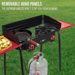 Hike Crew Double-Burner Camping Stove, Portable Propane Stovetop W/Bag -Coleman Camp Shop GUEST 7d1f6d7d 0cc0 414f aa03 ee774b1b5088