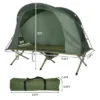 Tangkula 1-Person Folding Camping Tent Cot Portable Outdoor Tent For Backpacking & Hiking Green/Gray 2 Tangkula 1-Person Folding Camping Tent Cot Portable Outdoor Tent For Backpacking & Hiking Green/Gray -Coleman Camp Shop GUEST 7e3ab79c 7c04 4cda a1a1 9af3da586750