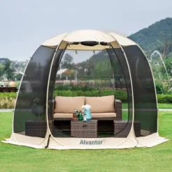 Alvantor Outdoor Pop Up Portable Gazebo Tent With Mesh Netting Screened Shelter Beige -Coleman Camp Shop GUEST 7e848793 3838 4190 a76a bd851f86db3d