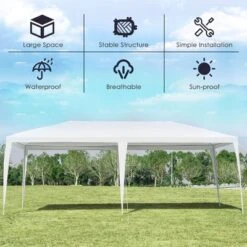 Costway 10'x20' Outdoor Party Wedding Tent Heavy Duty Canopy Pavilion -Coleman Camp Shop GUEST 7ea04dde 5d58 4045 b911 cc76e045f6ab