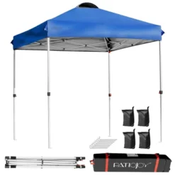 6x6 FT Pop Up Canopy Tent Camping Sun Shelter W/ Roller Bag -Coleman Camp Shop GUEST 7f9a275b f82f 48cc be5c 784d918e7cef