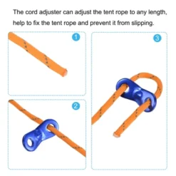 Unique Bargains Tent Ropes Nylon Reflective Guyline Cord With Aluminum Cord Adjusters For Camping Hiking -Coleman Camp Shop GUEST 8412f773 2ef6 4a35 8588 f1a5b1c8a097