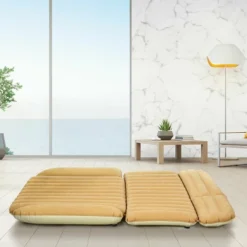 Costway Inflatable SUV Air Backseat Mattress Flocking Travel Pad W/Pump Camping Travel -Coleman Camp Shop GUEST 8e23f748 ac66 4158 9d54 888b3f24ff4a