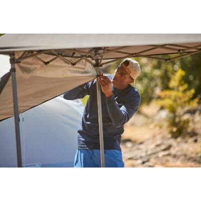 Coleman Oasis Lite Canopy 7'x7' One Peak Sunwall Beach Shelter Tent - Black 8 Coleman Oasis Lite Canopy 7'x7' One Peak Sunwall Beach Shelter Tent - Black - Image 6