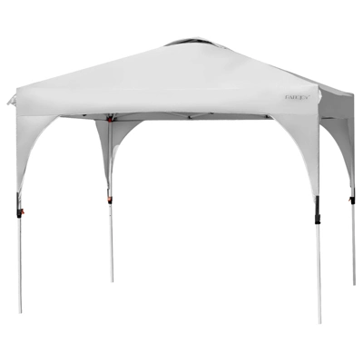 Tangkula Pop-up Canopy Tent 10’ X 10’ Height Adjustable Commercial Instant Canopy W/ Portable Roller Bag Blue/ White/ Grey 13 Tangkula Pop-up Canopy Tent 10’ X 10’ Height Adjustable Commercial Instant Canopy W/ Portable Roller Bag Blue/ White/ Grey - Image 11