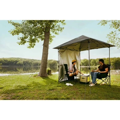 Coleman Oasis Lite Canopy 7'x7' One Peak Sunwall Beach Shelter Tent - Black 11 Coleman Oasis Lite Canopy 7'x7' One Peak Sunwall Beach Shelter Tent - Black - Image 9