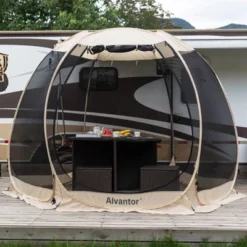 Alvantor Outdoor Pop Up Portable Gazebo Tent With Mesh Netting Screened Shelter Beige -Coleman Camp Shop GUEST 91a30fc7 4bce 409e ac54 690781ec2852