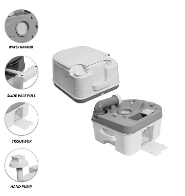 Portable Travel Toilet For Camping, RV, Boating And Other Recreational Activities 6.3 Gallon 4 Portable Travel Toilet For Camping, RV, Boating And Other Recreational Activities 6.3 Gallon - Image 2