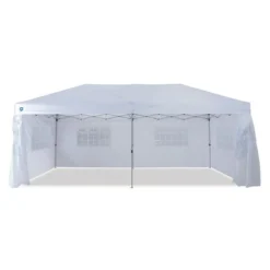 Z-Shade 20 By 10 Foot Instant Pop Up Event Canopy Tent, White & Instant Outdoor Canopy Tent Shelter Wrap Around Leg Weight Bags, Set Of 4 -Coleman Camp Shop GUEST 922e65e1 eaad 44ae 9cf0 c1f01fe5610d