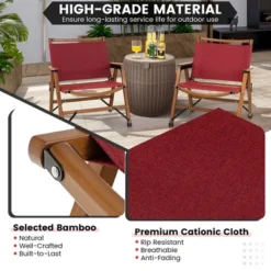 Costway Patio Folding Camping Beach Chair Portable Picnic Fishing Bamboo Frame Armrest 15 Costway Patio Folding Camping Beach Chair Portable Picnic Fishing Bamboo Frame Armrest -Coleman Camp Shop GUEST 93619667 d699 430f 8e6f cf61baf1f35f