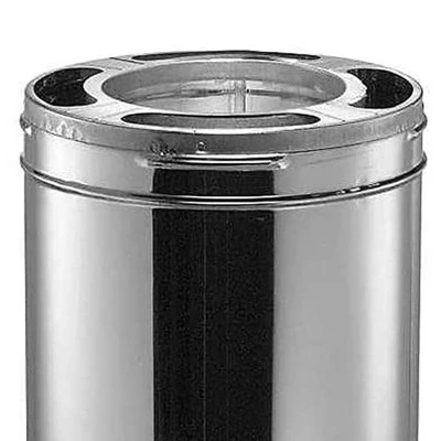 DuraVent DuraPlus 24 X 6 Inch Galvanized Steel Triple Wall Wood Burning Stove Pipe Connector For Chimney To Vent Smoke/Exhaust, Silver 3 DuraVent DuraPlus 24 X 6 Inch Galvanized Steel Triple Wall Wood Burning Stove Pipe Connector For Chimney To Vent Smoke/Exhaust, Silver