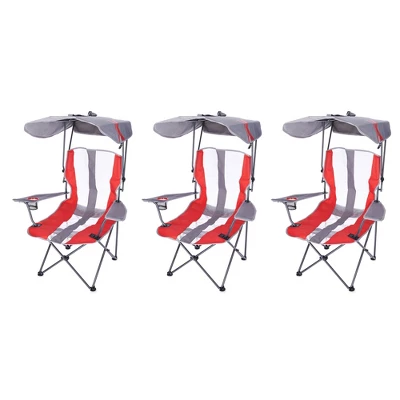 Kelsyus Premium Portable Camping Folding Outdoor Lawn Chair W/ 50+ UPF Canopy, Cup Holder, & Carry Strap, For Sports, Beach, Lake, Pool 8 Kelsyus Premium Portable Camping Folding Outdoor Lawn Chair W/ 50+ UPF Canopy, Cup Holder, & Carry Strap, For Sports, Beach, Lake, Pool - Image 6