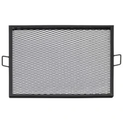 Sunnydaze Decor Sunnydaze Outdoor Camping Or Backyard Heavy-Duty Steel Square X-Marks Fire Pit Cooking Grilling Grate -Coleman Camp Shop GUEST 9afb6a12 8a8d 40c2 9fca 8be6d2a82219