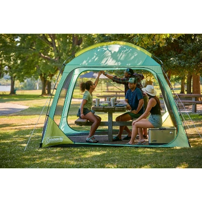 Coleman 10'x10' Skyshade Screen Dome Shelter - Moss 10 Coleman 10'x10' Skyshade Screen Dome Shelter - Moss - Image 8