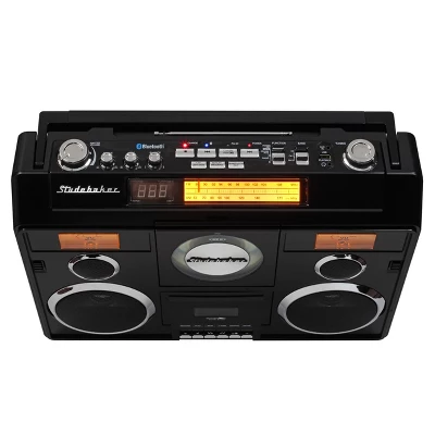 Studebaker SB2140 Sound Station Portable Stereo Boombox With Bluetooth, CD, AM/FM Radio And Cassette Player/Recorder 2 Studebaker SB2140 Sound Station Portable Stereo Boombox With Bluetooth, CD, AM/FM Radio And Cassette Player/Recorder