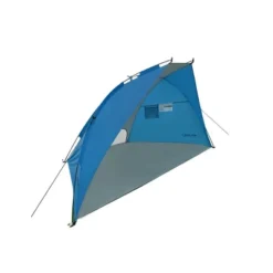 Drift Creek BS-002 Outdoor Portable Canopy Beach Waterproof Windproof Shelter Sun Shade Tent With 2 Mesh Sand Pockets, Carry Bag, And Stakes, Blue -Coleman Camp Shop GUEST a4fdc7a8 cca9 44ba 9052 1fc37172cc5c