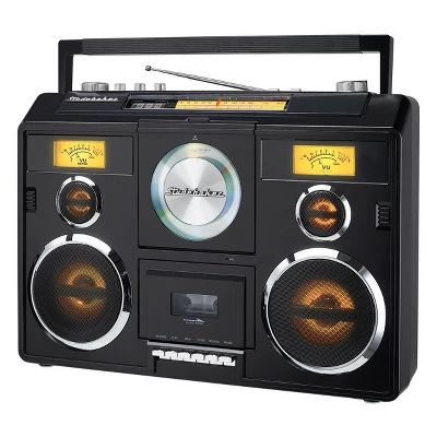 Studebaker SB2140 Sound Station Portable Stereo Boombox With Bluetooth, CD, AM/FM Radio And Cassette Player/Recorder 6 Studebaker SB2140 Sound Station Portable Stereo Boombox With Bluetooth, CD, AM/FM Radio And Cassette Player/Recorder - Image 5
