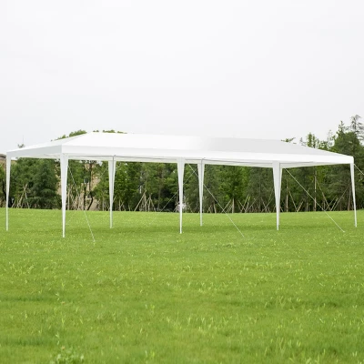 Costway 10'x30'Heavy Duty Gazebo Canopy Outdoor Party Wedding Tent 8 Costway 10'x30'Heavy Duty Gazebo Canopy Outdoor Party Wedding Tent - Image 6