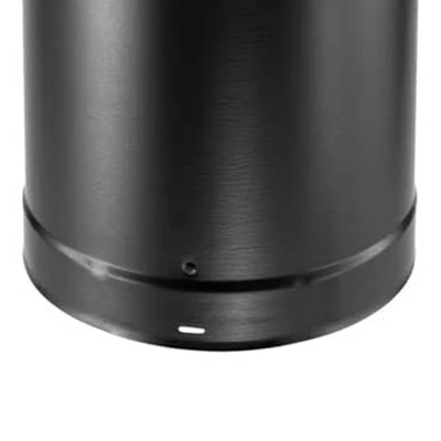 DuraVent DVL 6DVL-12 DVL Galvanized Steel/Stainless Steel Double Wall Wood Burning Stove Pipe Connector To Vent Smoke/Exhaust, 12" X 6" Diameter 4 DuraVent DVL 6DVL-12 DVL Galvanized Steel/Stainless Steel Double Wall Wood Burning Stove Pipe Connector To Vent Smoke/Exhaust, 12" X 6" Diameter - Image 2