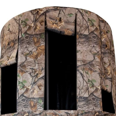 Muddy MUD-MTA3000-RK Liberty Tripod Stand Hunting Blind Enclosure With 8 Easy Access Zippered Windows And 7 Feet Of Standing Room, Camouflage 3 Muddy MUD-MTA3000-RK Liberty Tripod Stand Hunting Blind Enclosure With 8 Easy Access Zippered Windows And 7 Feet Of Standing Room, Camouflage