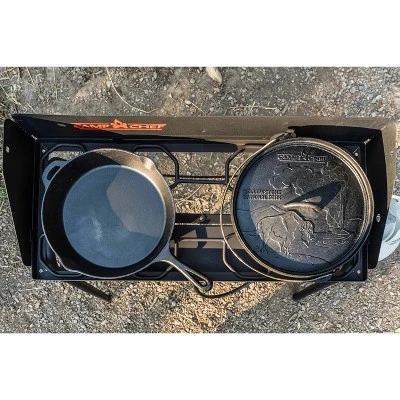 Camp Chef National Parks Cast Iron Set - Black 4 Camp Chef National Parks Cast Iron Set - Black - Image 2