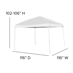 Flash Furniture 10'x10' Outdoor Pop Up Event Slanted Leg Canopy Tent With Carry Bag -Coleman Camp Shop GUEST acbf2d92 e3cc 49b2 a48a 0d3db08bfb88