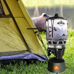 Hike Crew Portable All-In-One Outdoor Cooking System With Stove & Pot -Coleman Camp Shop GUEST ace0c3c8 405f 450b 8f0c aa274d39b857