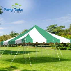 Party Tents Direct Weekender Outdoor Canopy Pole Tent, Green, 20 Ft X 20 Ft -Coleman Camp Shop GUEST ae776ee1 cd76 4c60 8db9 bfb713f40358