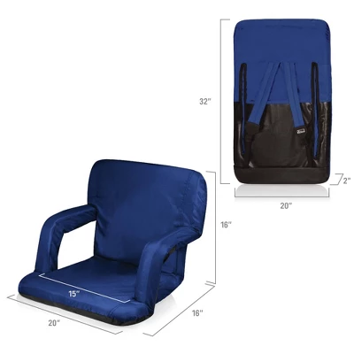 Picnic Time Ventura Stadium Seats - Navy 4 Picnic Time Ventura Stadium Seats - Navy - Image 2