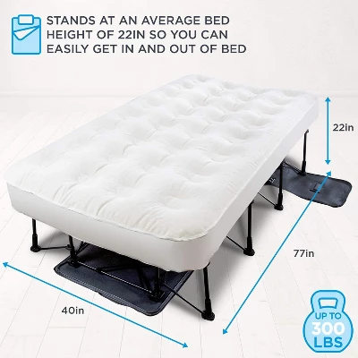Ivation Air Mattress With Built In Pump, EZ-Bed With Legs 5 Ivation Air Mattress With Built In Pump, EZ-Bed With Legs - Image 3