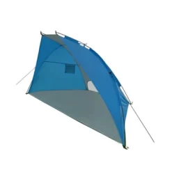 Drift Creek BS-002 Outdoor Portable Canopy Beach Waterproof Windproof Shelter Sun Shade Tent With 2 Mesh Sand Pockets, Carry Bag, And Stakes, Blue -Coleman Camp Shop GUEST b23c31c4 7a2e 4570 b643 875b3252a2c0
