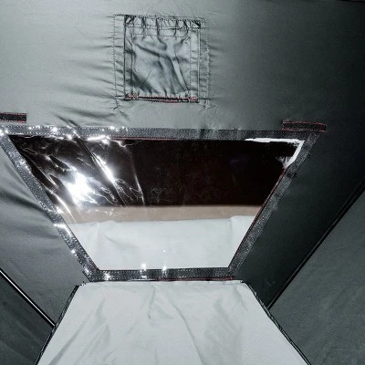 Costway Portable Pop-up 4-person Ice Shelter Fishing Tent Shanty W/ Bag Ice Anchors Red 8 Costway Portable Pop-up 4-person Ice Shelter Fishing Tent Shanty W/ Bag Ice Anchors Red - Image 6