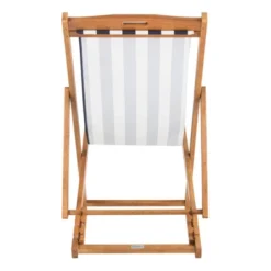 Loren Foldable Sling Chair - Natural/Navy/White - Safavieh -Coleman Camp Shop GUEST bffbe630 78bd 4dbb 96b0 d4e37eca0931
