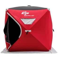 Costway Portable Pop-up 4-person Ice Shelter Fishing Tent Shanty W/ Bag Ice Anchors Red 13 Costway Portable Pop-up 4-person Ice Shelter Fishing Tent Shanty W/ Bag Ice Anchors Red -Coleman Camp Shop GUEST c2782144 5335 4f30 bd50 34d816311284