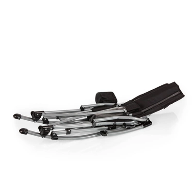 Picnic Time Outdoor Rocking Camp Chair - Black 3 Picnic Time Outdoor Rocking Camp Chair - Black