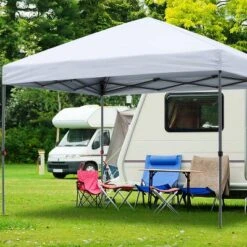 SUGIFT 10 Ft. X 10 Ft. White Instant Canopy Pop Up Tent With Carry Bag -Coleman Camp Shop GUEST c550b0bc 3b9d 4272 90aa 676b036023a3