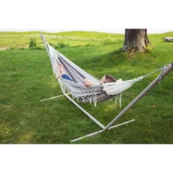 Hammock In A Bag Striped - Gray - Sol Living -Coleman Camp Shop GUEST c6199741 cbcc 4715 9dbd ba16ebec2196