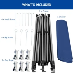 Costway 10'x20' Pop Up Canopy Tent Folding Heavy Duty Sun Shelter Adjustable W/Bag -Coleman Camp Shop GUEST ca2bbcd6 5b84 4fa0 907c 1ca847401f9c